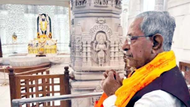 नागालैंड के राज्यपाल नंदकिशोर यादव ने किए रामलला के दर्शन