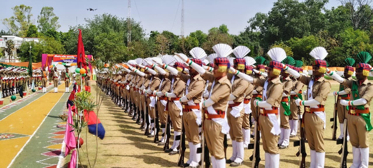 429 रिक्रूट आरक्षियों ने ली शपथप्रशिक्षण केंद्र में दीक्षांत परेड समारोह आयोजित