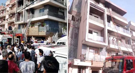 दिल्ली में भीषण अग्निकांड: विवेक विहार में एसी ब्लास्ट, चार मंजिला इमारत में लगी आग, नौ की मौत; दो घायल