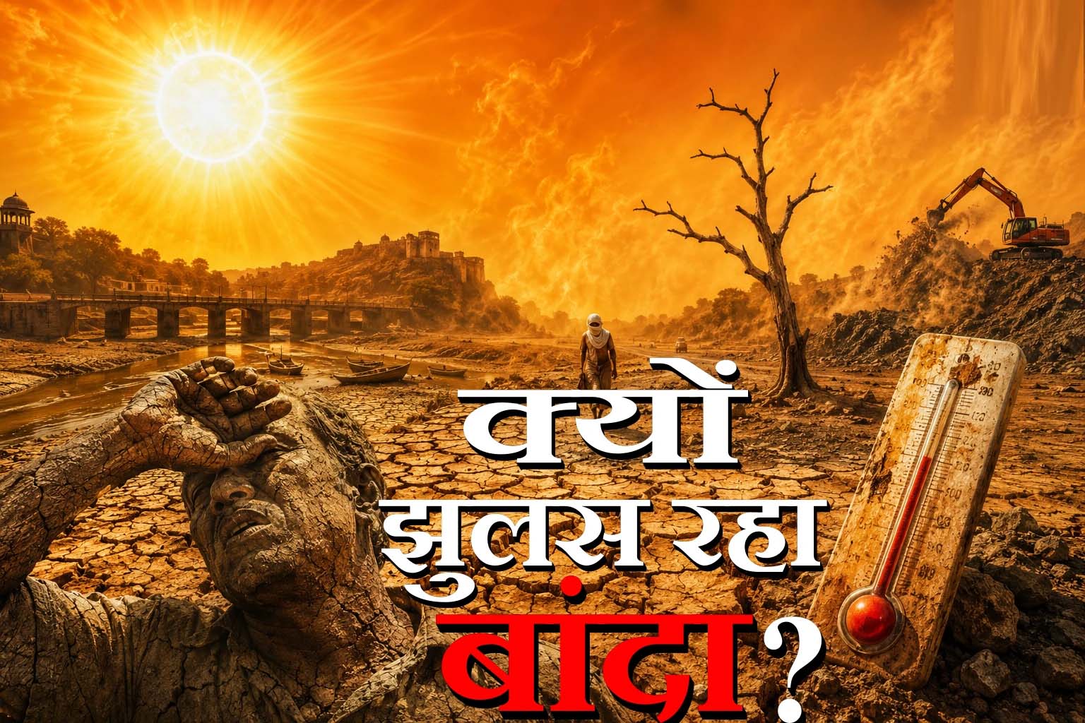बुंदेलखंड बना देश का हीट चैम्बर,बांदा ने कायम किया वर्ल्ड रिकार्ड