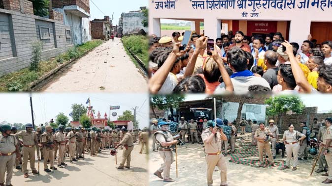 देवबंद में दो समुदाय भिड़े, पथराव और लाठीचार्ज में कई घायल
