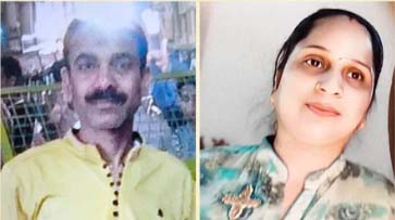 एक गोली से दो मौतेंः पत्नी को पीठ से लगा व्यापारी ने खुद को गोली से उड़ाया, दोनों की मौत