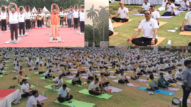 योगमय हुआ उत्तर प्रदेश