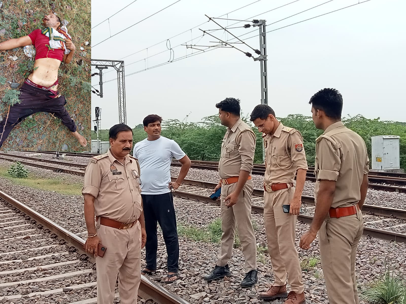 कालपी रेलवे ट्रैक पर मिला युवक का शव, शिनाख्त में जुटी पुलिस